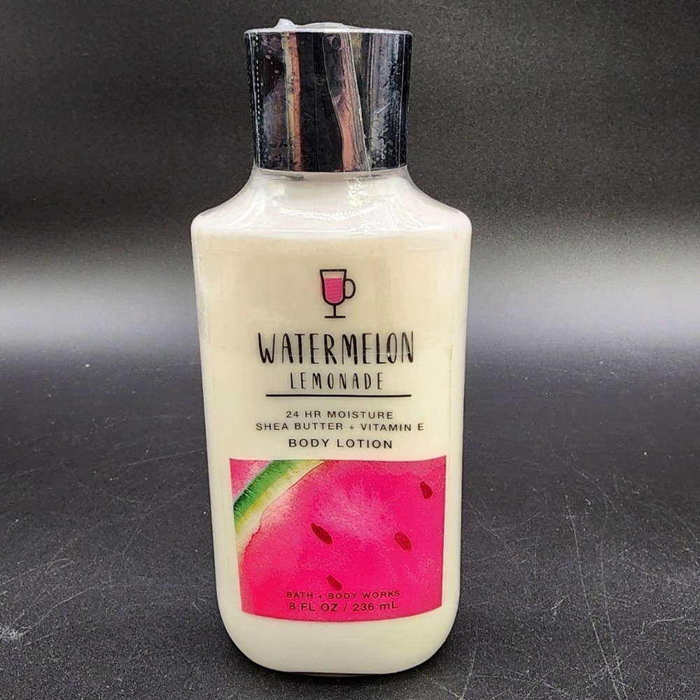 Bath & Body Works 8oz Pink Watermelon Lemonade Body Lotion Shea Butter Vitamin E